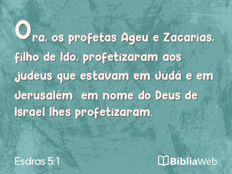 Esdras 5:1 em imagem para compartilhar