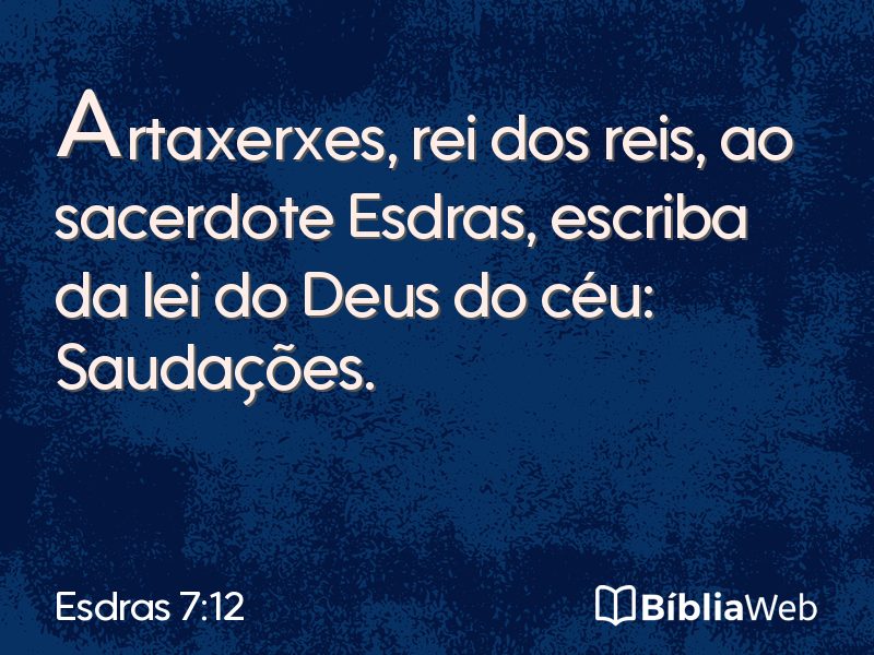 Esdras 7:12 em imagem para compartilhar