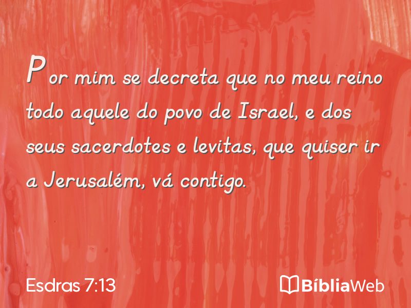 Esdras 7:13 em imagem para compartilhar