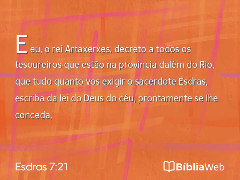 Esdras 7:21 em imagem para compartilhar