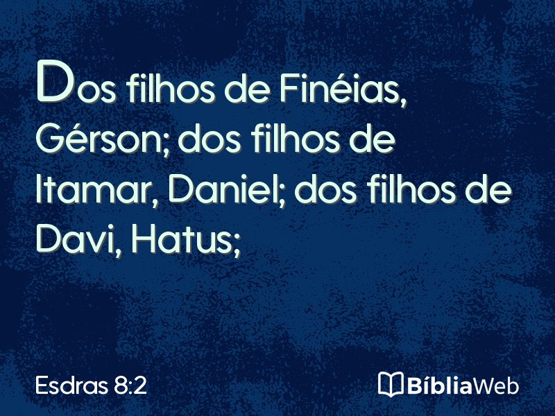 Esdras 8:2 em imagem para compartilhar