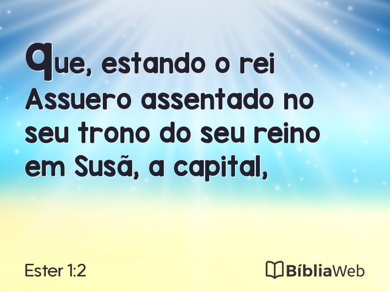Ester 1:2 em imagem para compartilhar
