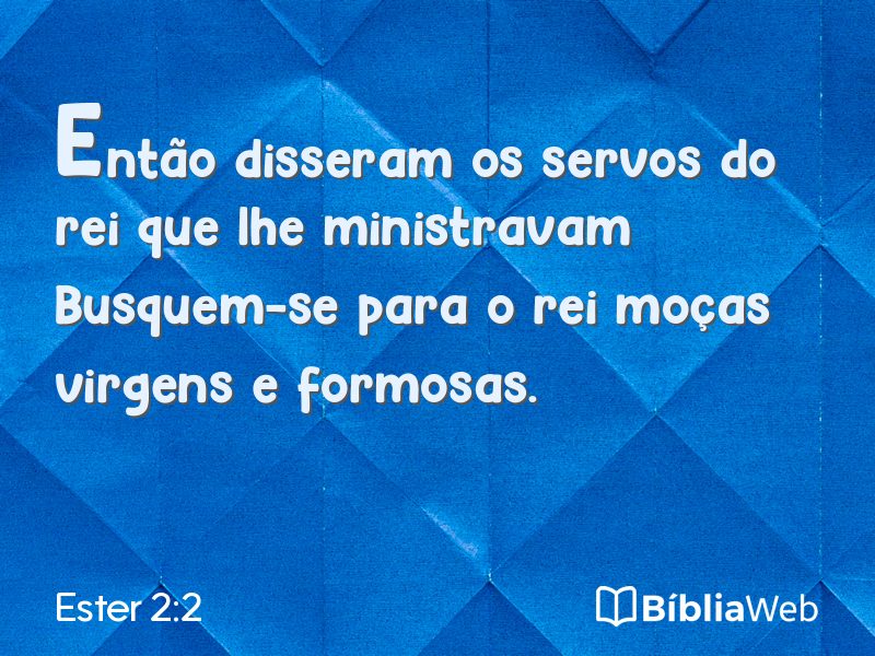 Ester 2:2 em imagem para compartilhar