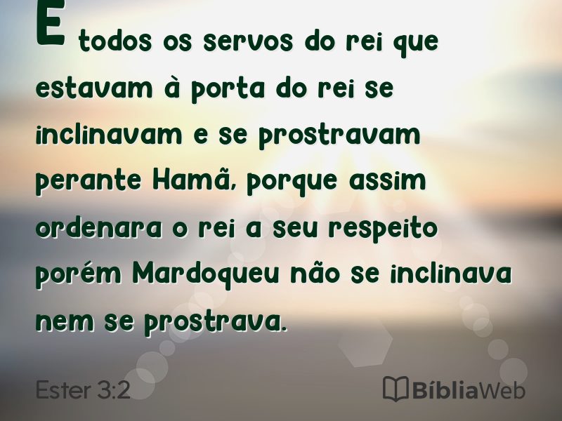 Ester 3:2 em imagem para compartilhar