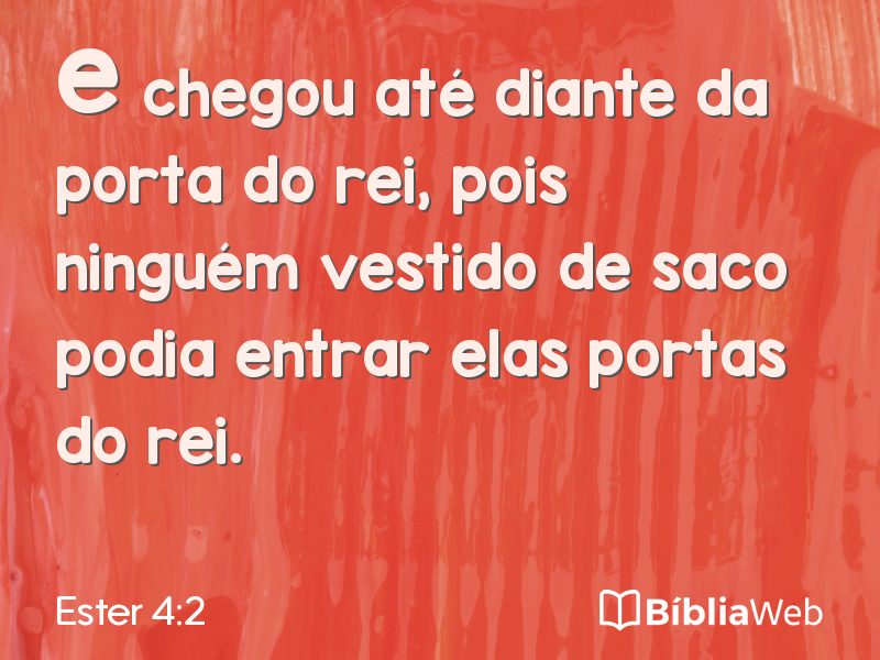 Ester 4:2 em imagem para compartilhar