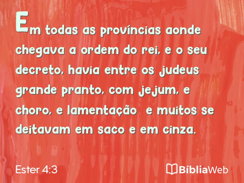 Ester 4:3 em imagem para compartilhar