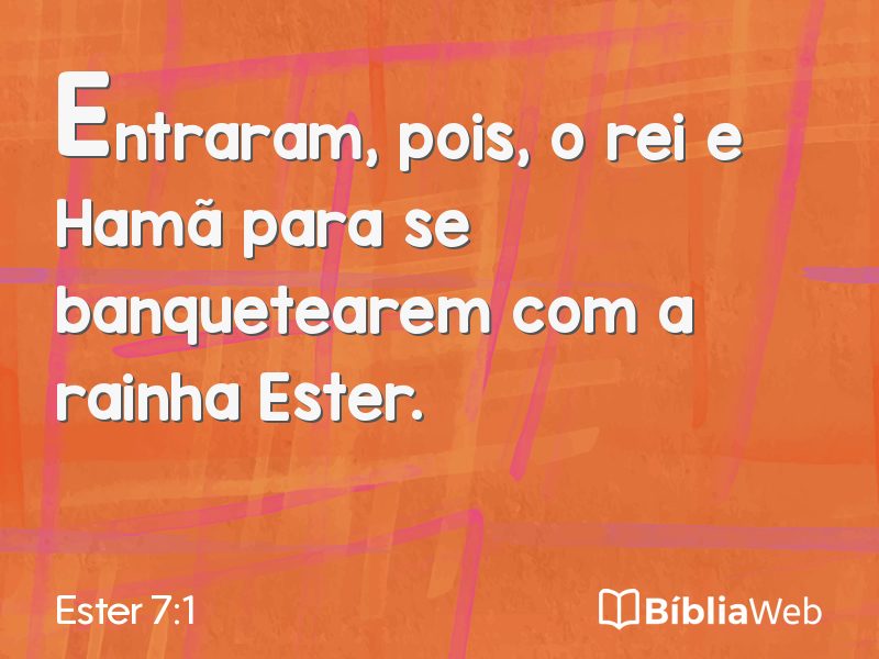 Ester 7:1 em imagem para compartilhar