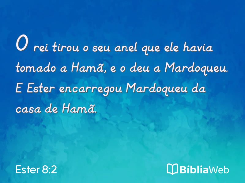Ester 8:2 em imagem para compartilhar