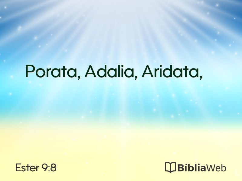 Ester 9:8 em imagem para compartilhar