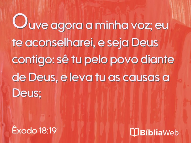 Êxodo 18:19 em imagem para compartilhar