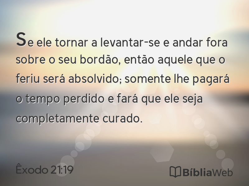Êxodo 21:19 em imagem para compartilhar