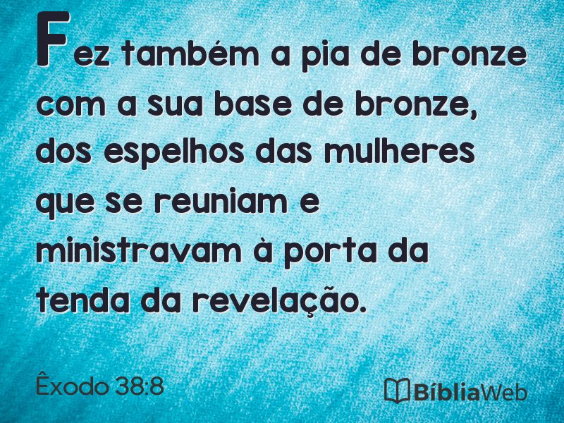 Êxodo 38:8 em imagem para compartilhar