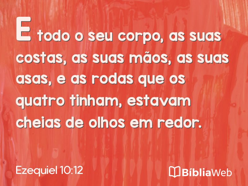 Ezequiel 10:12 em imagem para compartilhar