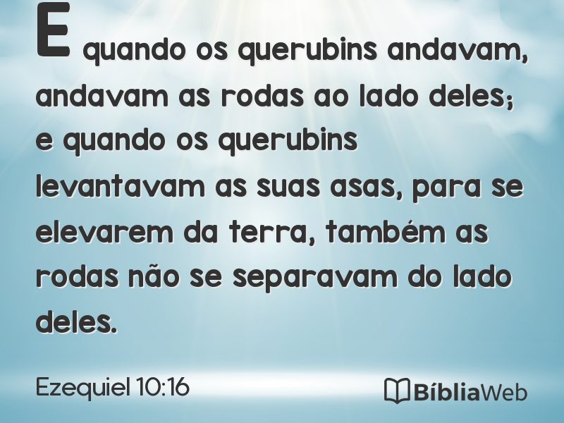 Ezequiel 10:16 em imagem para compartilhar