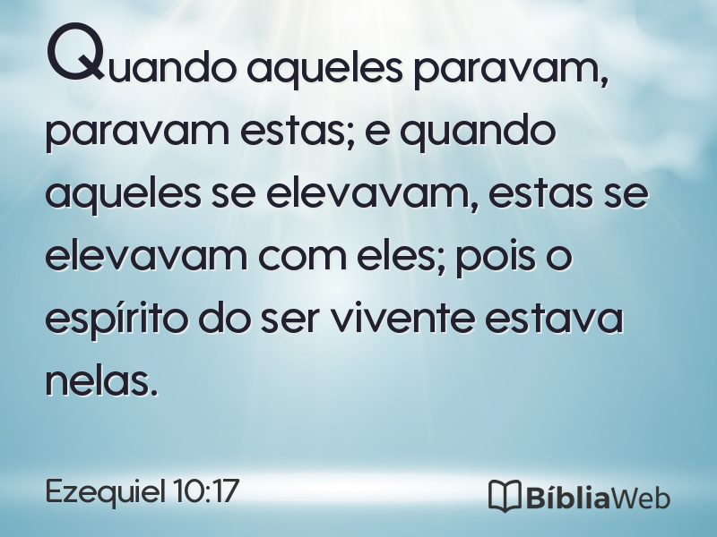 Ezequiel 10:17 em imagem para compartilhar