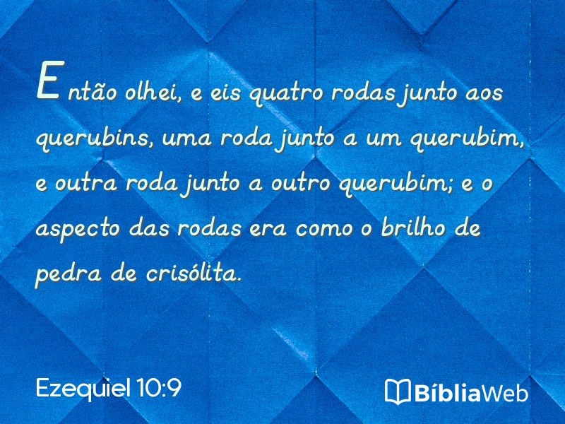 Ezequiel 10:9 em imagem para compartilhar
