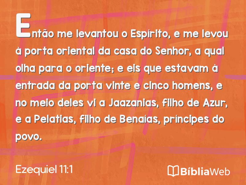 Ezequiel 11:1 em imagem para compartilhar