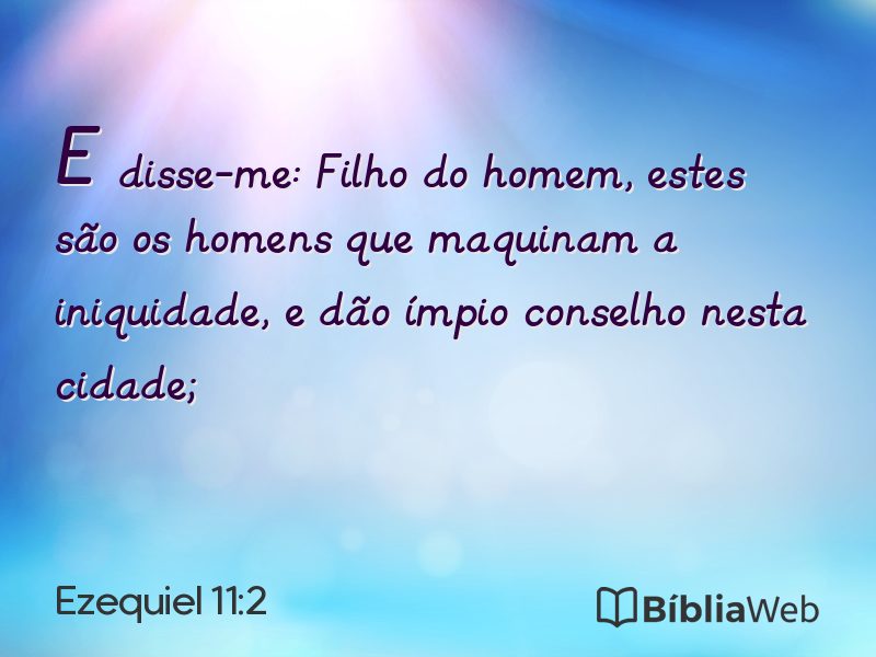 Ezequiel 11:2 em imagem para compartilhar