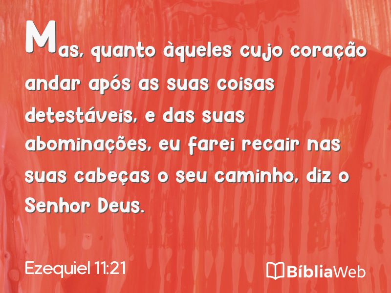 Ezequiel 11:21 em imagem para compartilhar