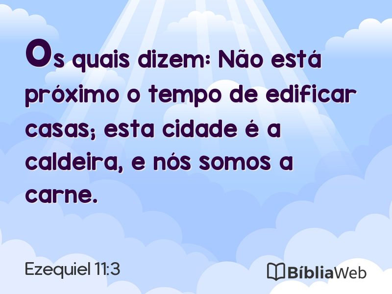 Ezequiel 11:3 em imagem para compartilhar