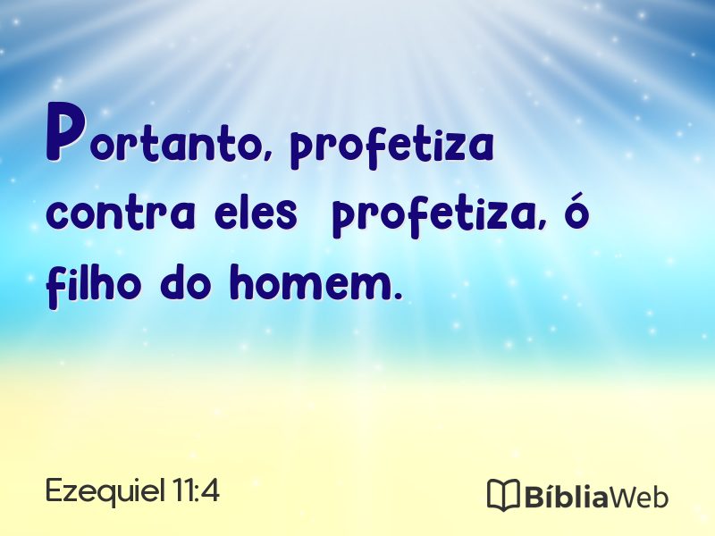 Ezequiel 11:4 em imagem para compartilhar