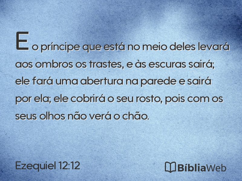 Ezequiel 12:12 em imagem para compartilhar