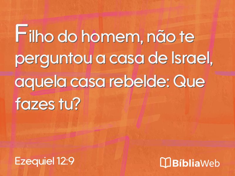 Ezequiel 12:9 em imagem para compartilhar