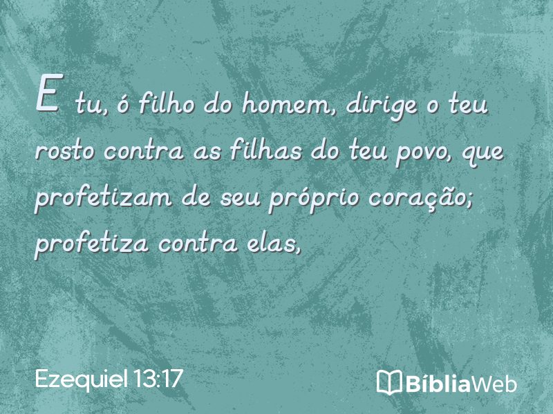 Ezequiel 13:17 em imagem para compartilhar