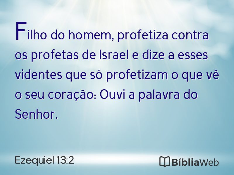 Ezequiel 13:2 em imagem para compartilhar