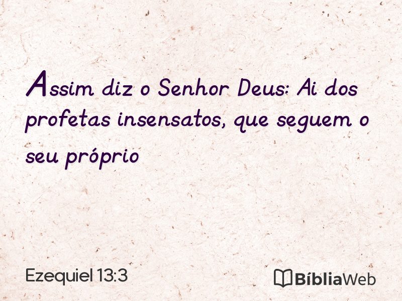 Ezequiel 13:3 em imagem para compartilhar