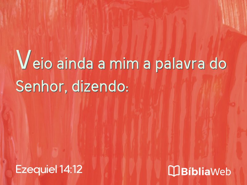 Ezequiel 14:12 em imagem para compartilhar