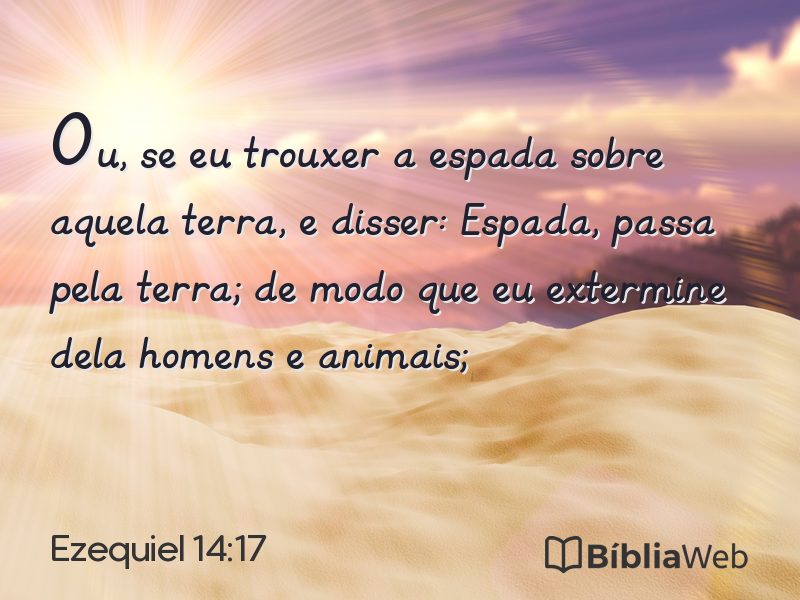 Ezequiel 14:17 em imagem para compartilhar