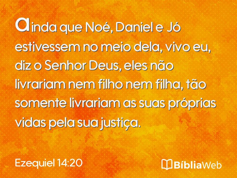 Ezequiel 14:20 em imagem para compartilhar