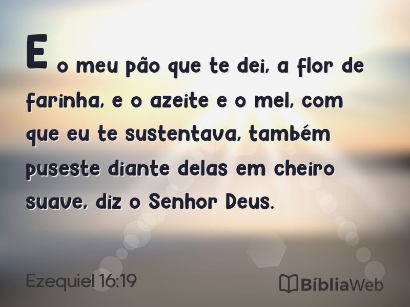 Ezequiel 16:19 em imagem para compartilhar