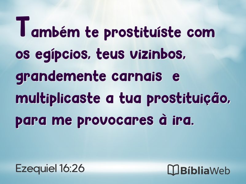 Ezequiel 16:26 em imagem para compartilhar
