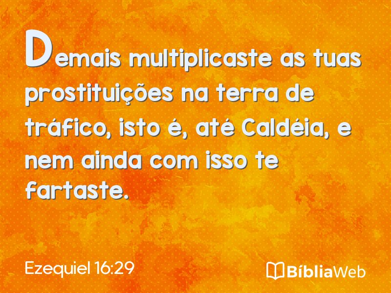 Ezequiel 16:29 em imagem para compartilhar