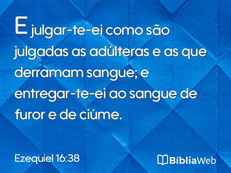 Ezequiel 16:38 em imagem para compartilhar