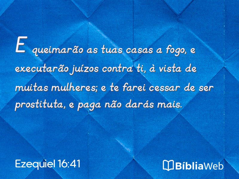 Ezequiel 16:41 em imagem para compartilhar
