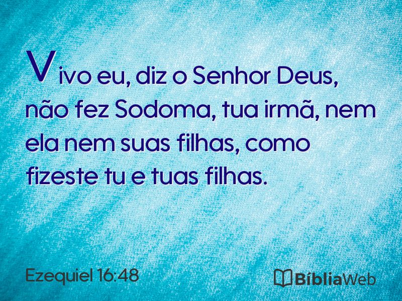 Ezequiel 16:48 em imagem para compartilhar