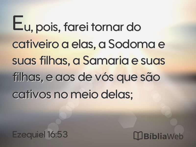 Ezequiel 16:53 em imagem para compartilhar