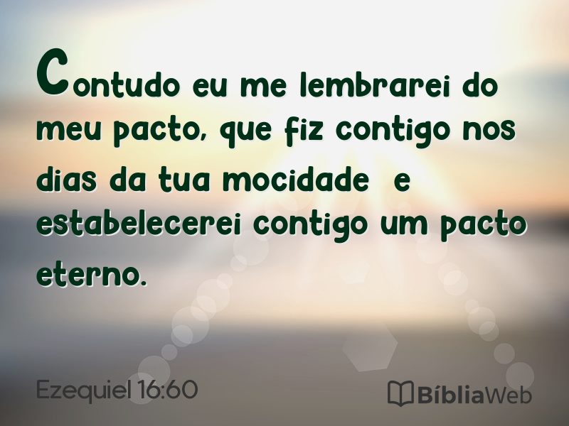 Ezequiel 16:60 em imagem para compartilhar