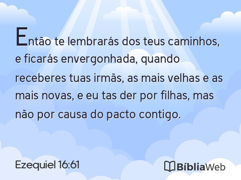 Ezequiel 16:61 em imagem para compartilhar