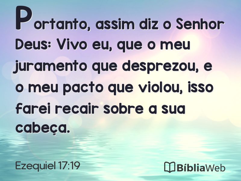 Ezequiel 17:19 em imagem para compartilhar