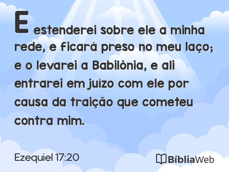 Ezequiel 17:20 em imagem para compartilhar