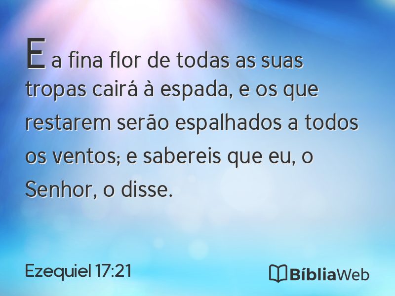 Ezequiel 17:21 em imagem para compartilhar