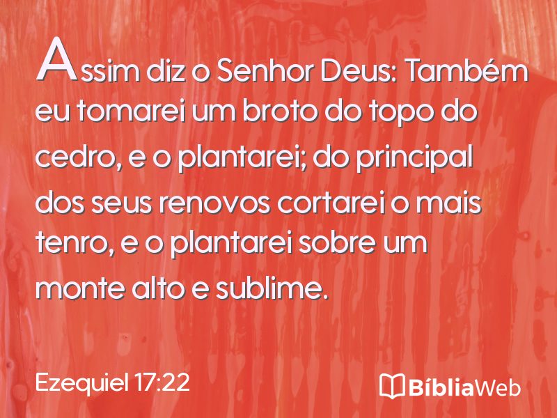 Ezequiel 17:22 em imagem para compartilhar