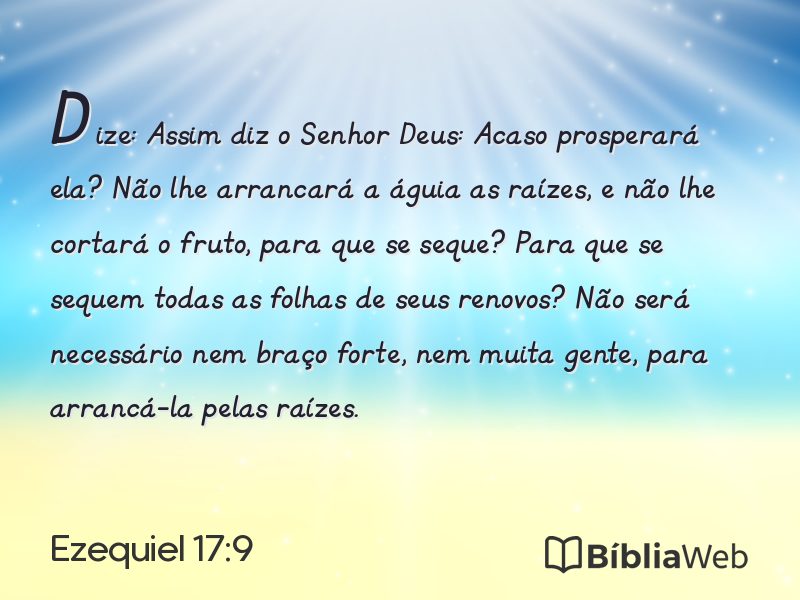 Ezequiel 17:9 em imagem para compartilhar
