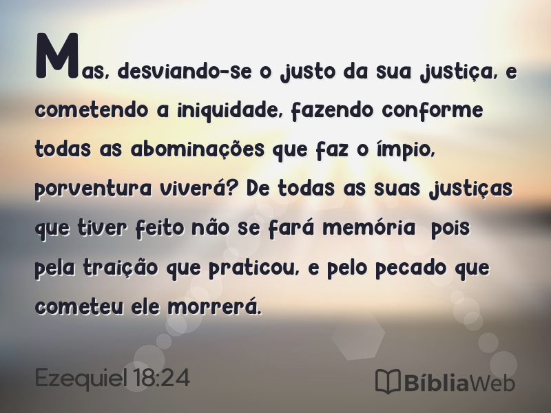 Ezequiel 18:24 em imagem para compartilhar