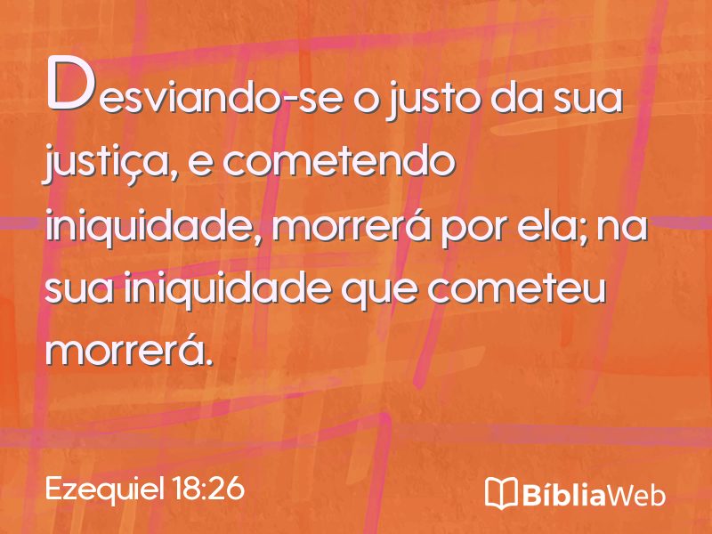 Ezequiel 18:26 em imagem para compartilhar