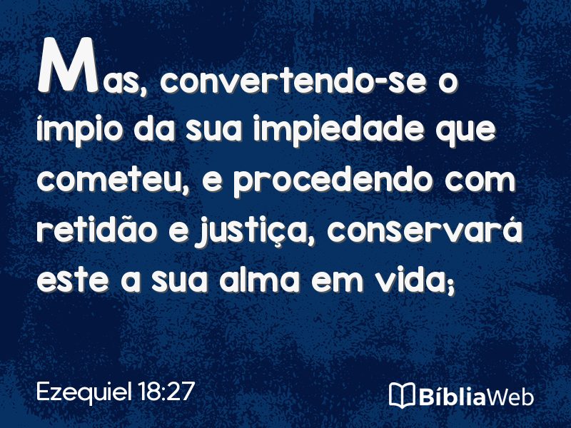 Ezequiel 18:27 em imagem para compartilhar